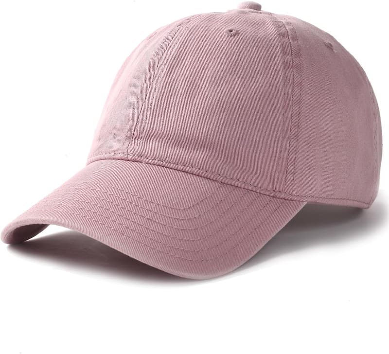 Washed cotton dad hat