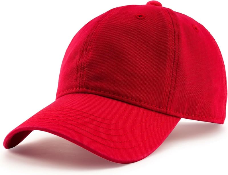 Washed cotton dad hat