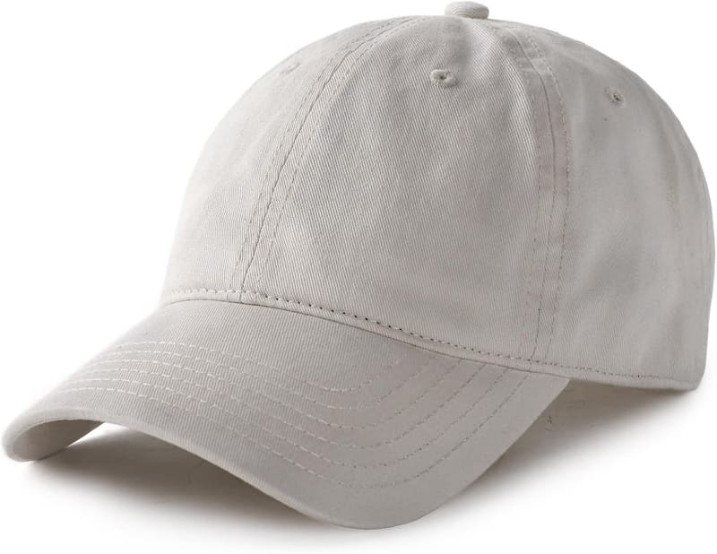 Washed cotton dad hat