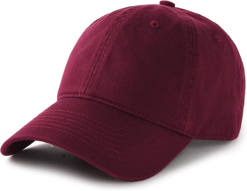 Washed cotton dad hat