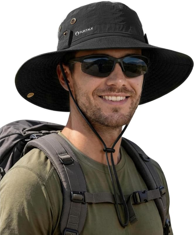 Wide brim fishing hat