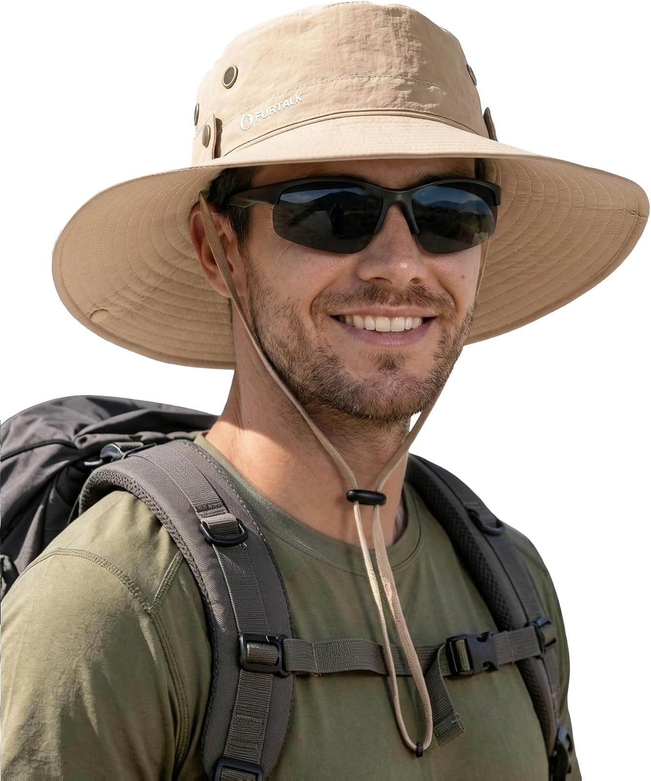 Wide brim fishing hat