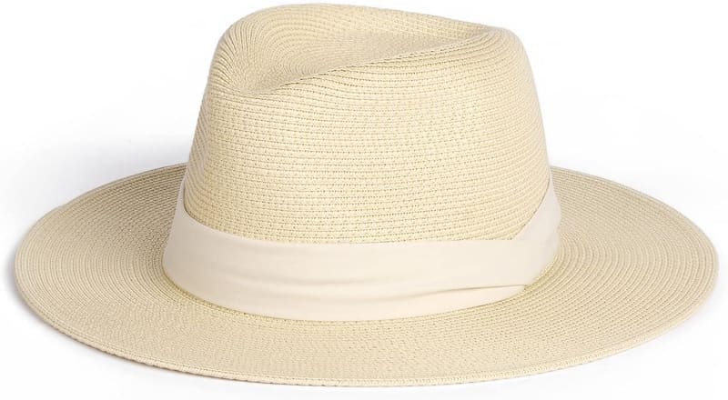Wide brim straw panama
