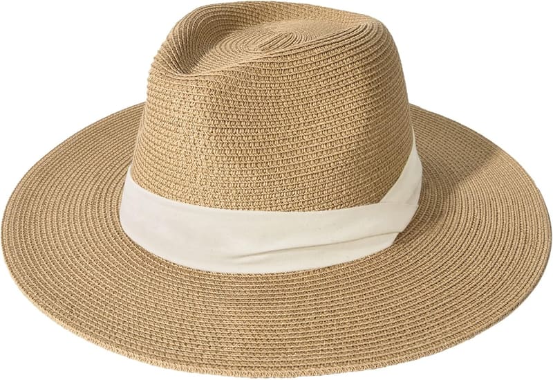 Wide brim straw panama