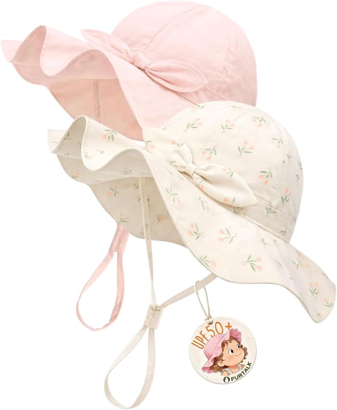 Wide brim toddler beach hat