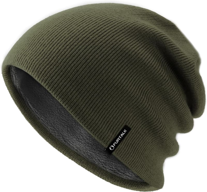 Windproof cuffless beanie