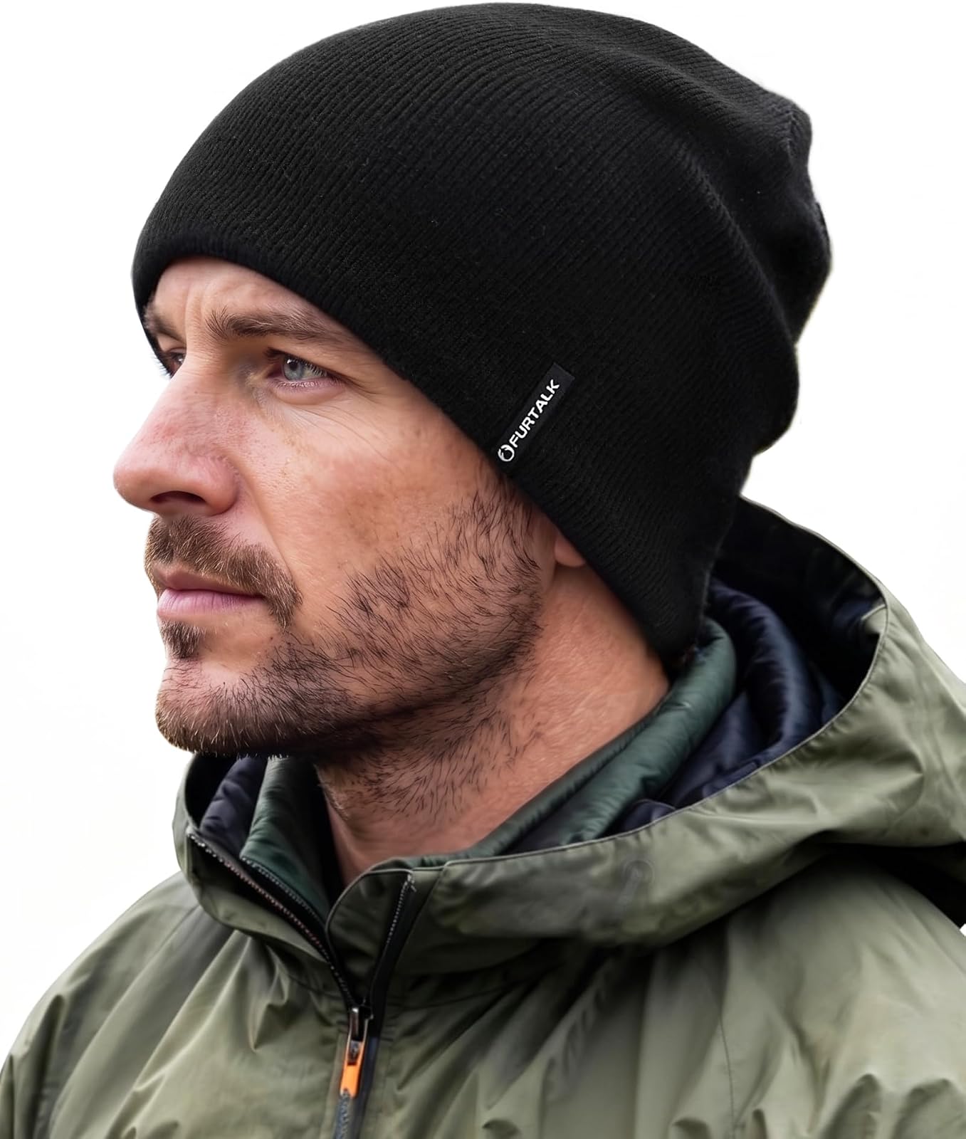 Windproof cuffless beanie