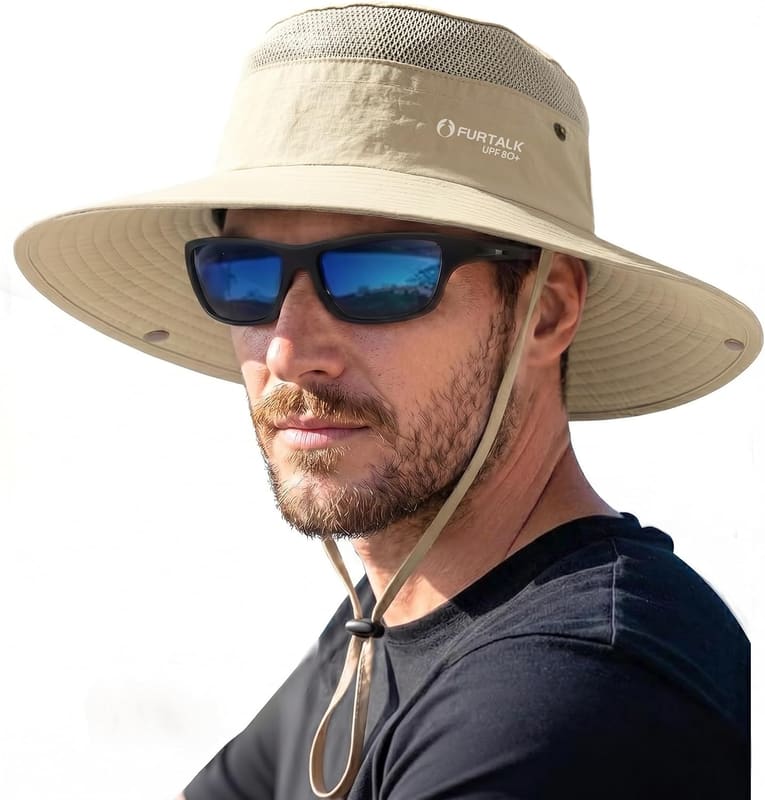 Wraparound mesh sun hat